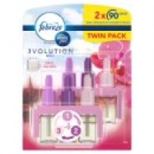 Asda Febreze with Ambi Pur 3Volution Plug-In Refills, Thai Orchid - 2 Ref