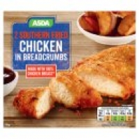 Asda Asda 2 Southern Fried Chicken in Breadcrumbs