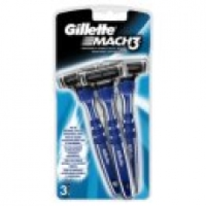 Gillette Mach3 Disposable Razors 3 Pack