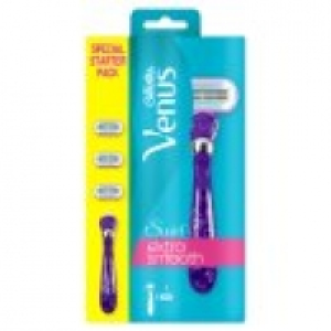Gillette Venus Swirl Razor for Women and 3 Razor Blades Refills