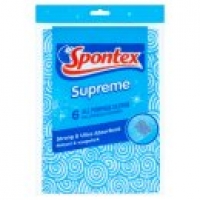 Asda Spontex 6 Supreme All Purpose Cloths