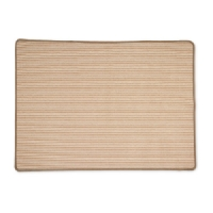 Brown Stripes Washable Utility Mat