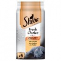 Asda Sheba Fresh Choice Poultry Collection in Jelly Adult Cat Food Pouc