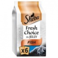 Asda Sheba Fresh Choice Mixed Collection in Jelly Adult Cat Food Pouche