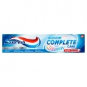 Aquafresh Complete Care Fluoride Toothpaste
