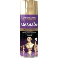 Wilko  Rust-Oleum Metallic Bright Gold Brilliant Finish Spray Paint