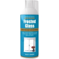 Wilko  Rust-Oleum Frosted Glass Semi-Transparent Matt Fin ish Spray
