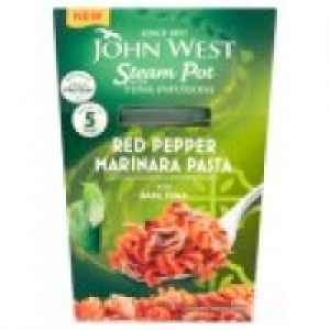 John West Steam Pot with Tuna Infusions Red Pepper Marinara Pasta with