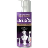 Wilko  Rust-Oleum Metallic Chrome Brillant Finish Spray Paint Silve