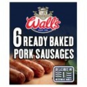 Walls Ready Baked Pork Sausages