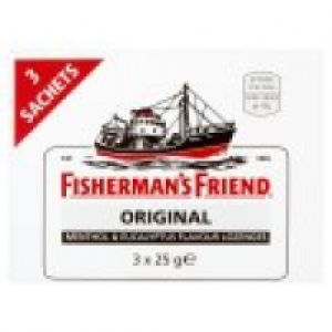 Fishermans Friend Original Menthol & Eucalyptus Flavour Lozenges 3 x 25G