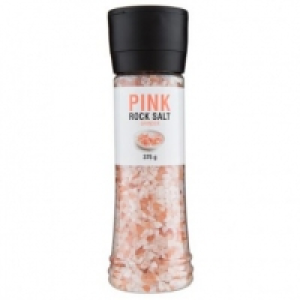 Poundland  Pink Rock Salt Grinder 375g