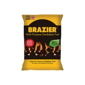 Brazier Smokeless Coal - 10kg Bag &pound;5.50