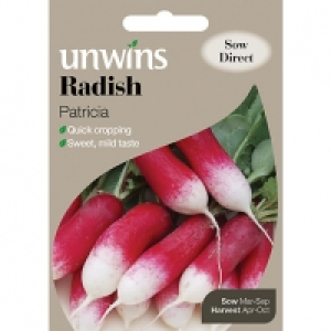 Unwins French Patricia Radish Seeds