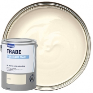 Wickes  Wickes Contract Matt Emulsion Paint - Ivory 5L