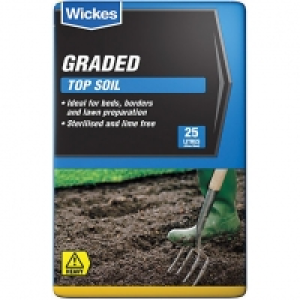 Wickes Multi-Purpose Top Soil - 25L £3.50