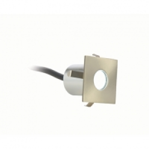 Culina Cool White LED Recessed Square Deck Light - Satin Nic £27.99