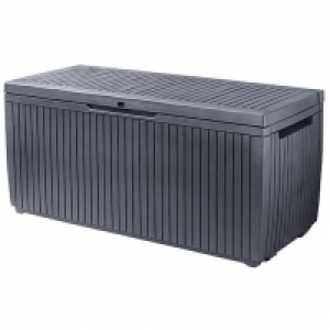 Wickes  Keter Springwood Garden Storage Box Graphite