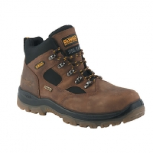 DEWALT Challenger Hiker Safety Boot - Brown Size 8