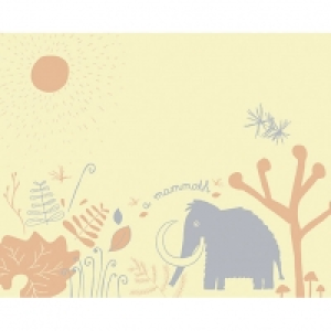 ohpopsi Wooly Mammoth Wall Mural - XL 3.5m (W) x 2.8m (H) £60.00