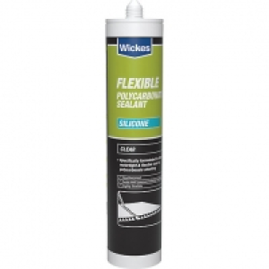 Wickes Polycarbonate Sealant - Clear 310ml £3.00