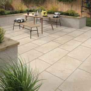 Wickes  Wickes Sandsend Beige Outdoor Porcelain Tile 900 x 450mm