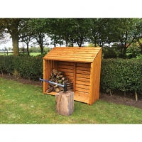 Wickes  Shire 5 x 2 ft Overlap Timber Dip Treated Large Log Store