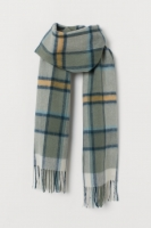  Checked wool scarf £30.00