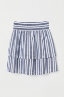 HM   Striped tiered skirt