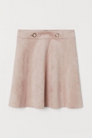 HM   Short imitation suede skirt