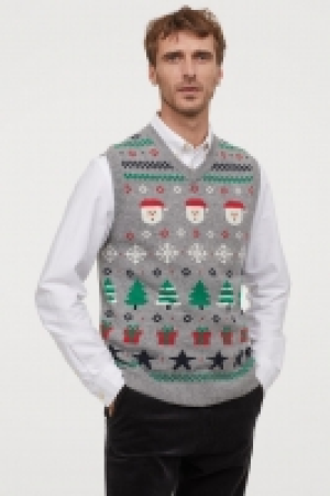  Jacquard-knit slipover £10.00