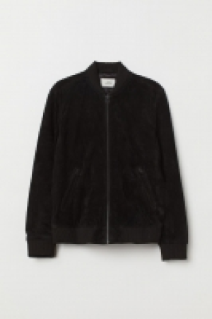 Suede bomber jacket £120.00