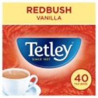 Asda Tetley Redbush Vanilla 40 Tea Bags
