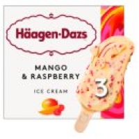 Asda Haagen Dazs 3 Mango & Raspberry Ice Cream Bars