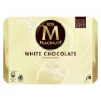 Asda Magnum 4 White Chocolate Ice Creams