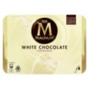 Magnum 4 White Chocolate Ice Creams