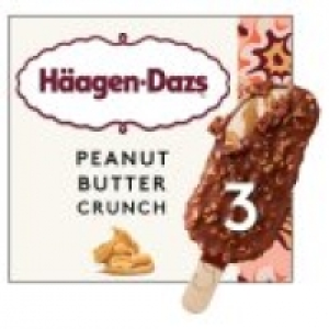 Haagen Dazs 3 Peanut Butter Crunch Ice Cream Bars