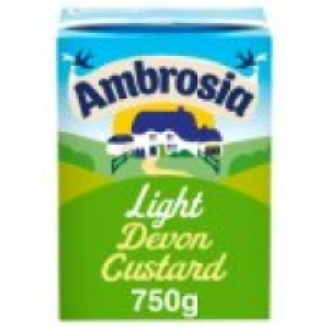 Asda Ambrosia Light Devon Custard Carton