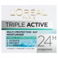 Asda Loreal Triple Active Day Multi-Protection Moisturiser Cream
