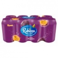 Asda Rubicon Sparkling Passion Fruit Juice Drink Cans