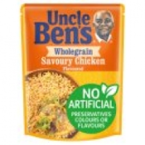 Uncle Bens Wholegrain Savoury Chicken Microwave Rice