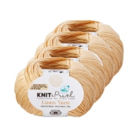 Aldi  Linen Parchment Natural Yarn 4 Pack