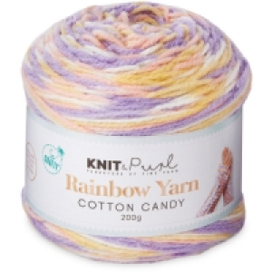 So Crafty Cotton Candy Rainbow Yarn