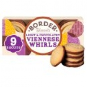 Border Beautifully Crafted Biscuits Light & Chocolatey Viennese Whi