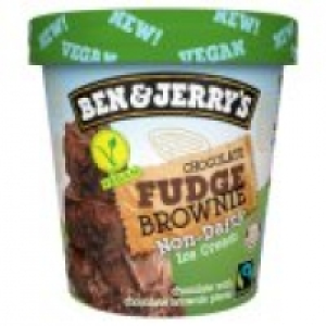 Ben & Jerrys Non-Dairy & Vegan Chocolate Fudge Brownie Ice Cream