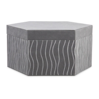 Aldi  Grey/Silver Velour Storage Box