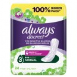 Discreet Incontinence Pads Normal For Sensitive Bladder £3.70
