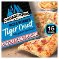 Asda Chicago Town Pizza Kitchen Tiger Crust Cheesy Ham & Bacon Pizza