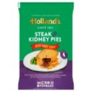 Hollands 4 Steak & Kidney Pies