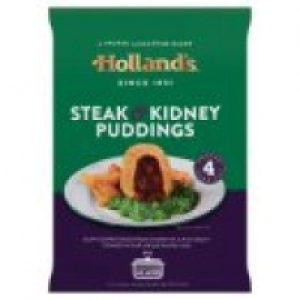 Hollands 4 Steak & Kidney Puddings